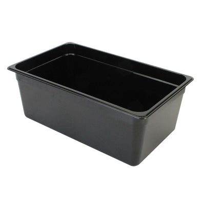 Thunder Group PLPA8008BK Full Size Food Pan with Polycarbonate Black Finish