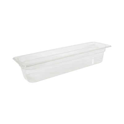 Thunder Group PLPA8124L 1/2 Size Long Food Pan Clear Polycarbonate Shatterproof