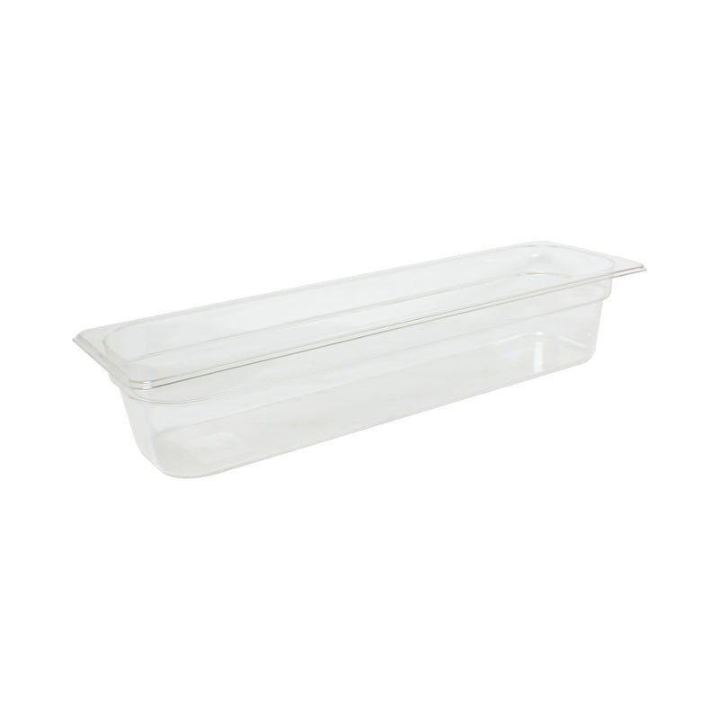 Thunder Group PLPA8124L 1/2 Size Long Food Pan Clear Polycarbonate Shatterproof