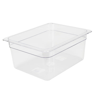 Thunder Group PLPA8126 1/2 Size Clear Food Pan Shatter and Scratch Resistant