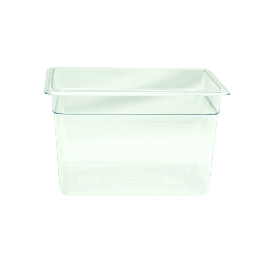 Thunder Group PLPA8128 1/2 Size Food Pan with Dishwasher Safe Polycarbonate