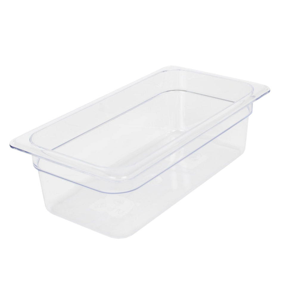 Thunder Group PLPA8134 1/3 Size Food Pan Clear Polycarbonate Dishwasher Safe