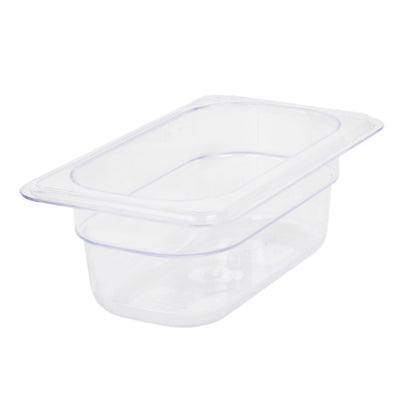 Thunder Group PLPA8192 1/9 Size Food Pan Clear Polycarbonate Dishwasher Safe