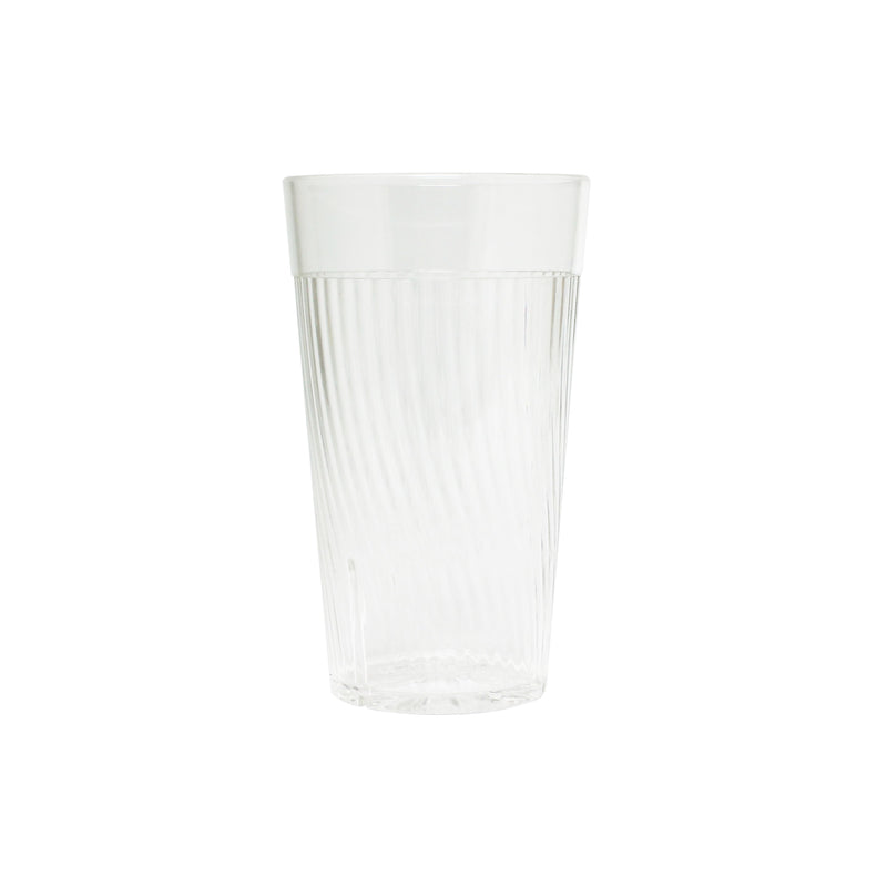Thunder Group PLPCTB312CL 12 Oz Swirl Plastic Tumbler Clear Polycarbonate