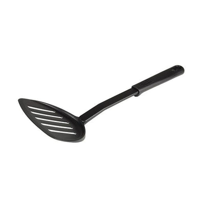 Thunder Group PLPP010BK 12 Inch Turner Heat-Resistant Nylon Slotted Black