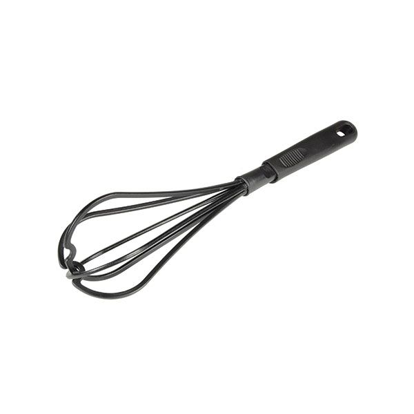 12-1/8" x 2-1/3" x 2-1/3", Whip, High-Heat Nylon & Polypropylene Handle, Heat Resistant up to 410Â°F, Black Color