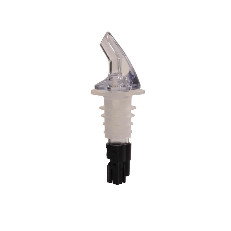 Thunder Group PLPR063M 5/8 Oz Without Collar Clear Spout Plastic Liquor Pourer