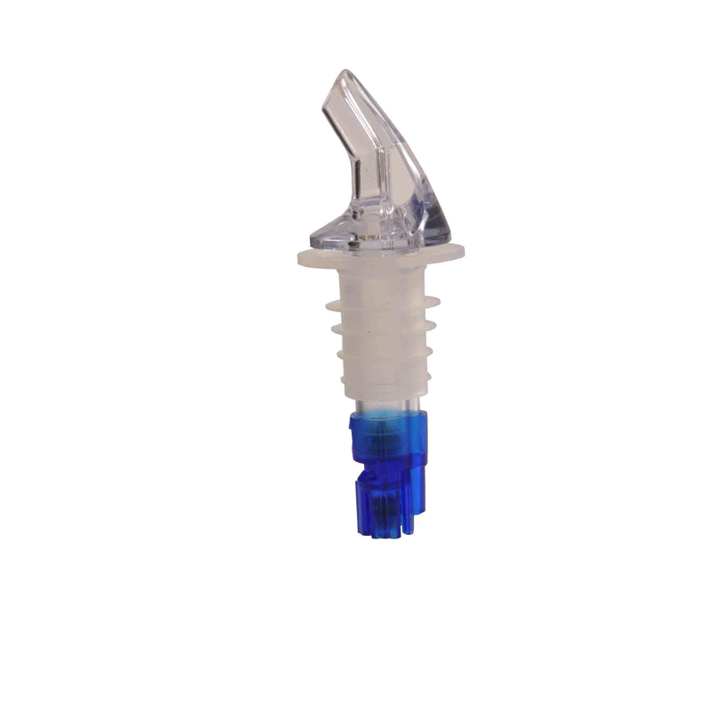 Thunder Group PLPR088M 7/8 oz Liquor Pourer Without Collar SAN Plastic Clear Spout