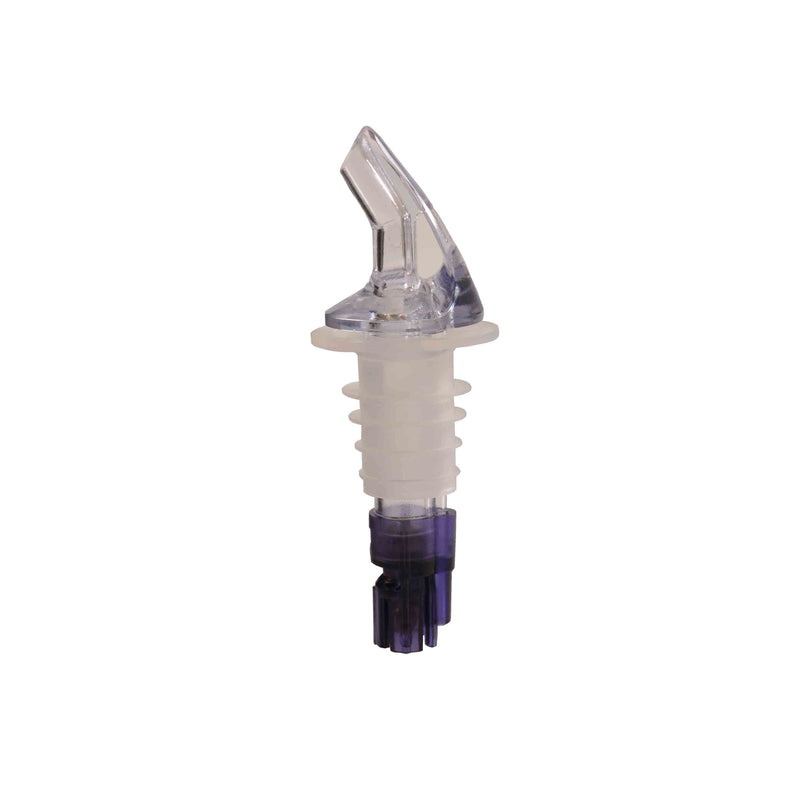 Thunder Group PLPR113M 1-1/8 Oz Liquor Pourer Without Collar Plastic Clear Spout