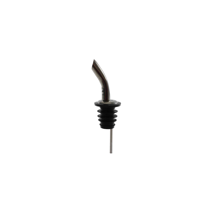 Thunder Group PLPR504S Stainless Steel Liquor Pourer Fast Flow Gooseneck 12 Packs