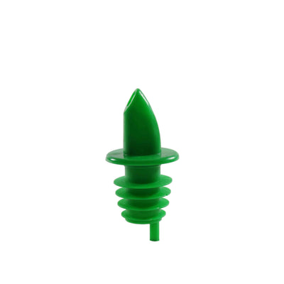 Thunder Group PLPR900GR Liquor Pourer Free Flow Green EVA 12 Packs