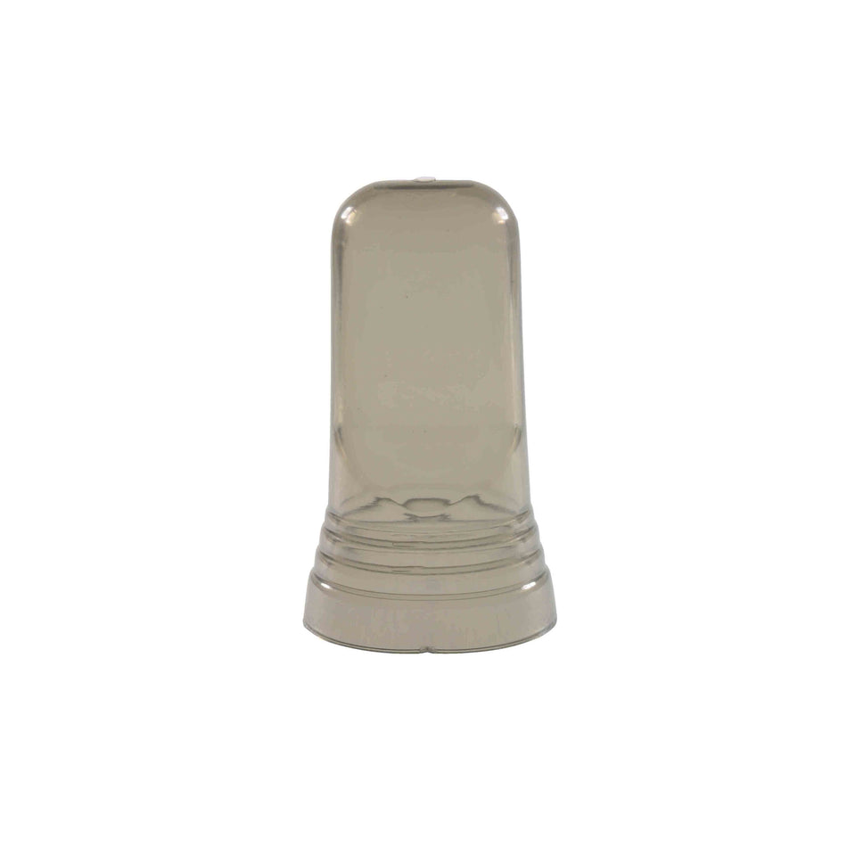 12 Pack 3" x 1-2/3" x 1-2/3", Universal Liquor Pourer Cover, Smoky-Clear Color, PolyVinyl Chloride, Phthalate Free
