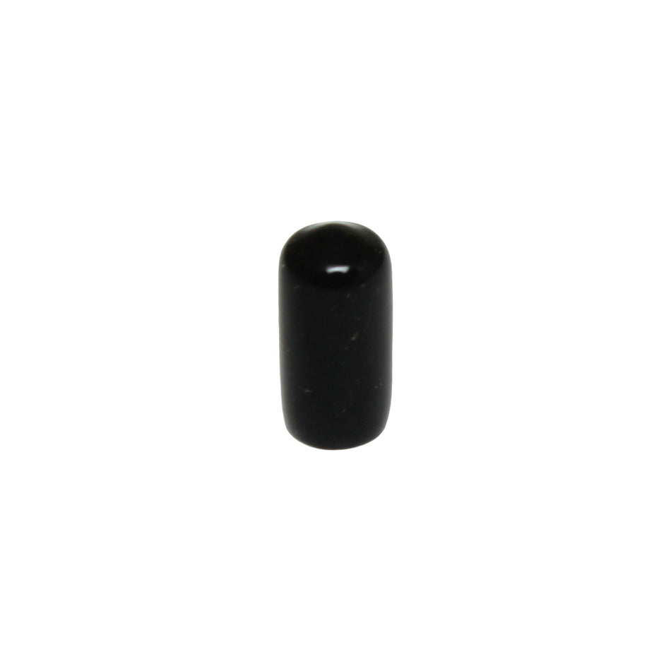 12 Pack 1/2" x 1/2" x 5/8" Liquor Pourer Dust Cap, 1", Black Color, PolyVinyl Chloride