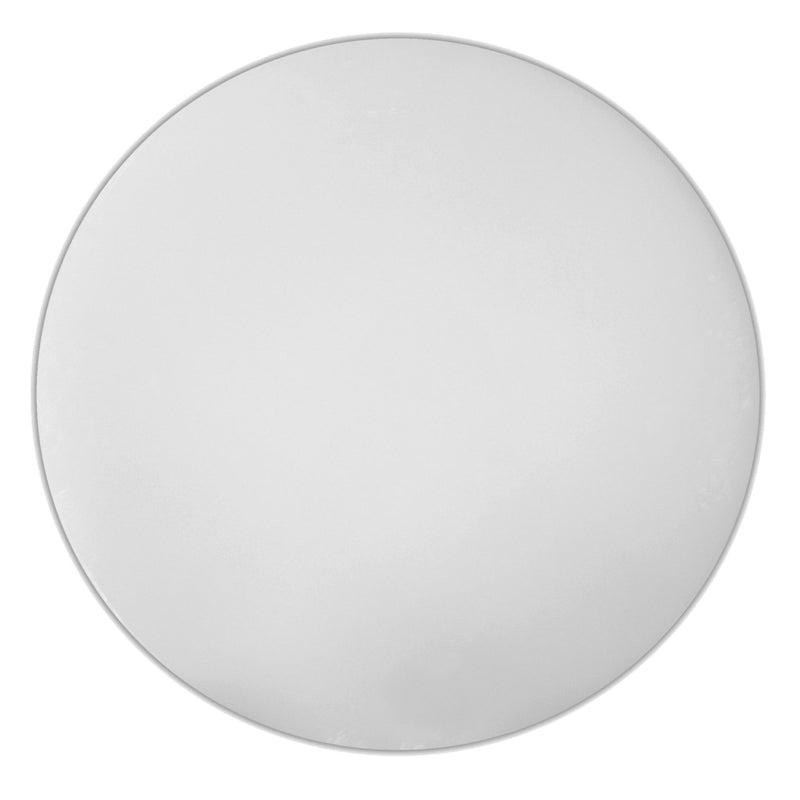 Thunder Group PLRCB001 14 Inch Round Non-Skid Polyethylene Cutting Board White