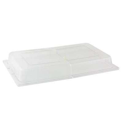 Thunder Group PLRCF001H Rectangular Chafer Dome Cover Hinged Clear Polycarbonate