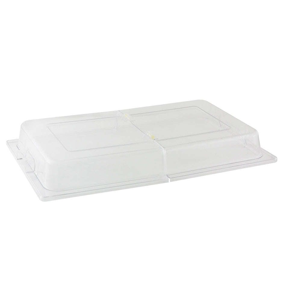 Thunder Group PLRCF001H Rectangular Chafer Dome Cover Hinged Clear Polycarbonate