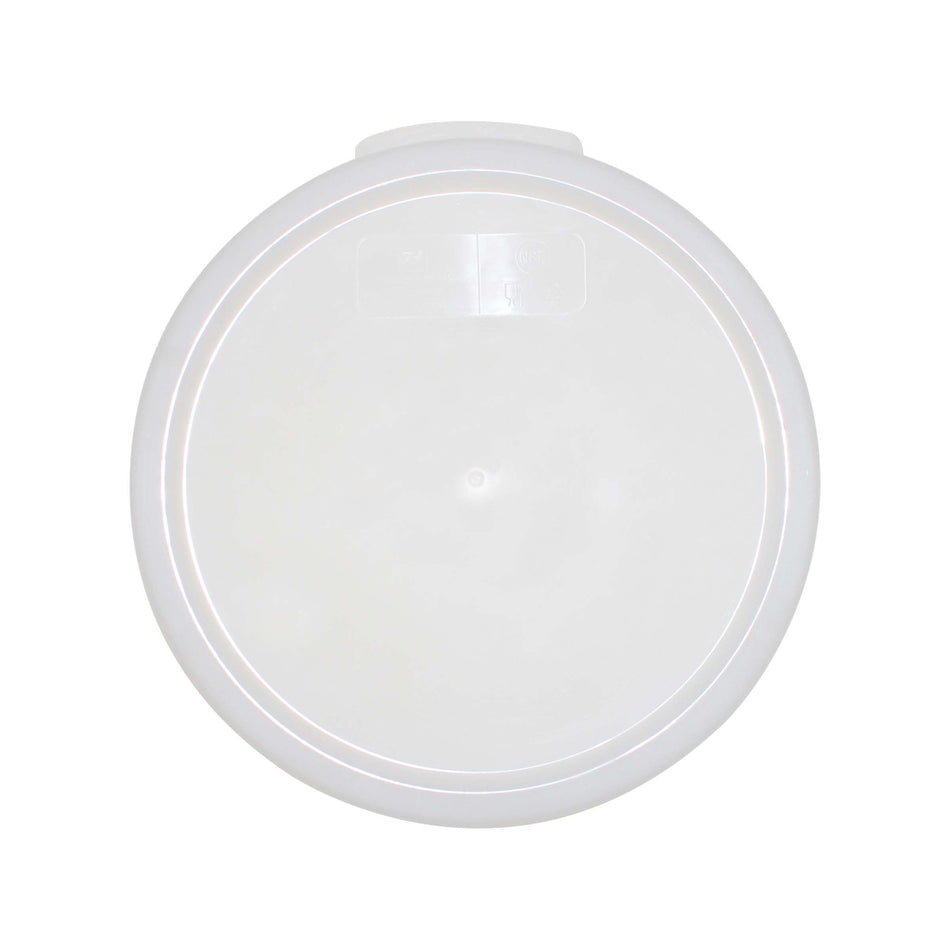Cover, fits 6 qt, PLRFT306PP & 8 qt, PLRFT308PP, Polypropylene, withstand temperature from -40°F up to 160°F, Dishwasher Safe, No Microwave, No Oven, NSF