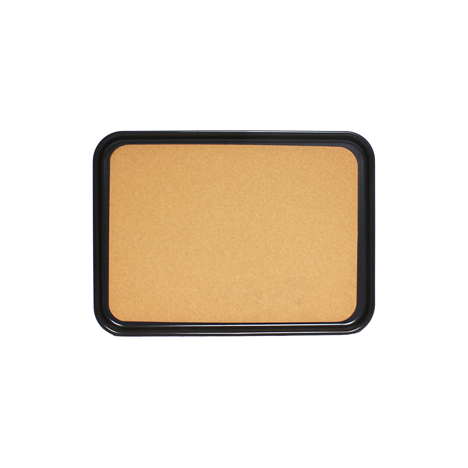 16" x 12" Rectangular Anti-Slip Tray with Cork Surface, Black Color, Acrylonitrile Butadiene Styrene with Cork, No Dishwashing