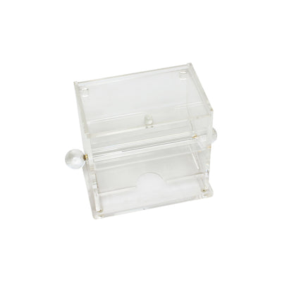 Thunder Group 7-5/8" Stir Stick Dispenser - Clear Acrylic