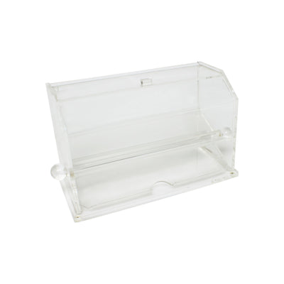 Thunder Group 12-5/8" Rectangular Straw Dispenser - Clear Acrylic