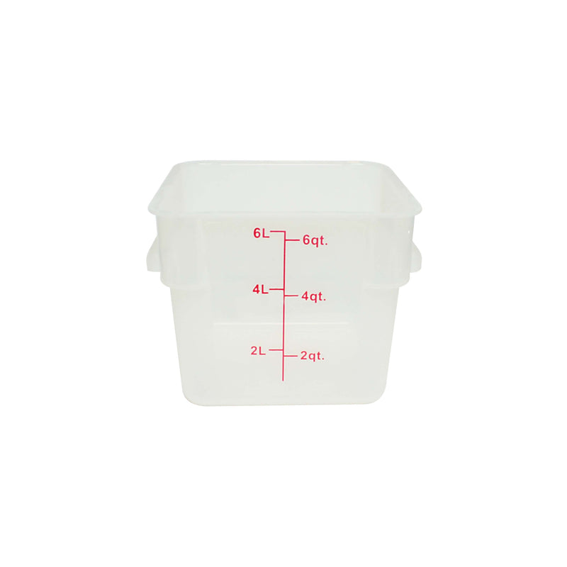 Thunder Group PLSFT006TL 6 Quart Stain and Chemical Resistant Food Storage Container