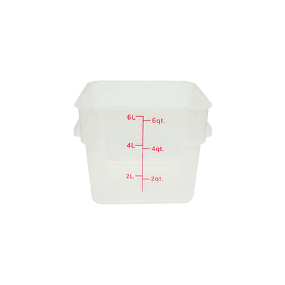 Thunder Group PLSFT006TL 6 Quart Stain and Chemical Resistant Food Storage Container