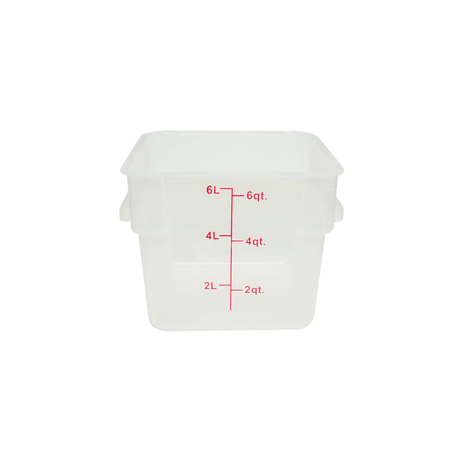 Thunder Group PLSFT006TL 6 Quart Stain and Chemical Resistant Food Storage Container