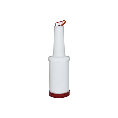 Thunder Group PLSNP01B 1 Quart Drink Bar Mix Pourer Plastic Brown Cap and Spout