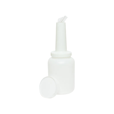 Thunder Group PLSNP02W 2 Quart Storer and Pour Drink Bar Mix Pourer Plastic White