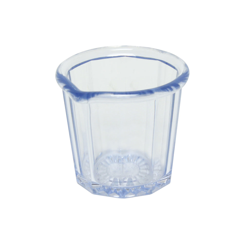 12 Pack 2 oz, 2-1/4" Diameter x 2" Height, Syrup Pitcher, Clear Color, Acrylonitrile styrene