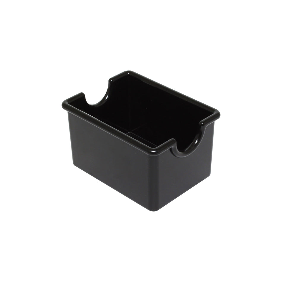 12 Pack 3-1/2" x 2-1/2" x 2", Sugar Packet Holder, Black Color, Acrylonitrile butadiene styrene