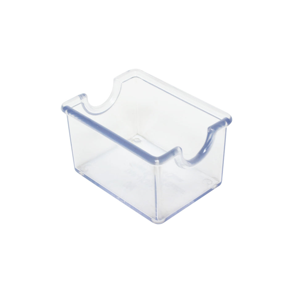 12 Pack 3-1/2" x 2-1/2" x 2", Sugar Packet Holder, Clear Color, Acrylonitrile styrene
