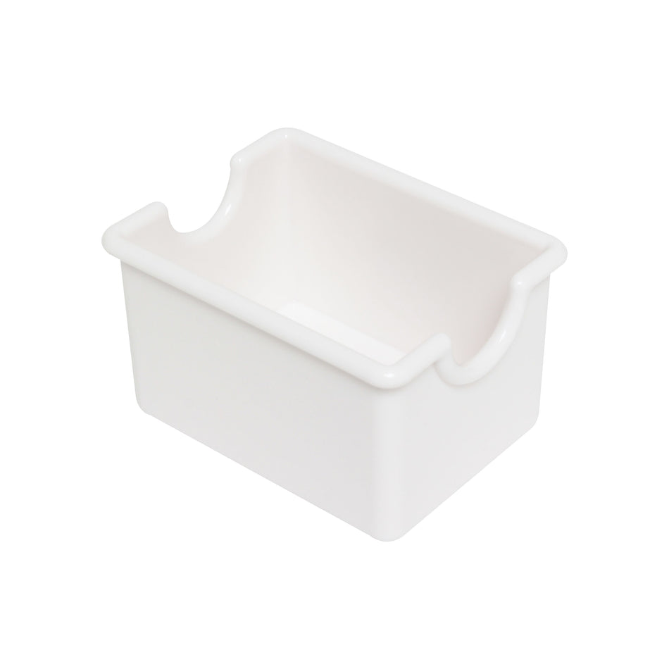 12 Pack 3-1/2" x 2-1/2" x 2", Sugar Packet Holder, White Color, Acrylonitrile butadiene styrene