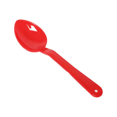 Thunder Group PLSS211RD 13 Inch Solid Serving Spoon Dishwasher Safe Red Plastic