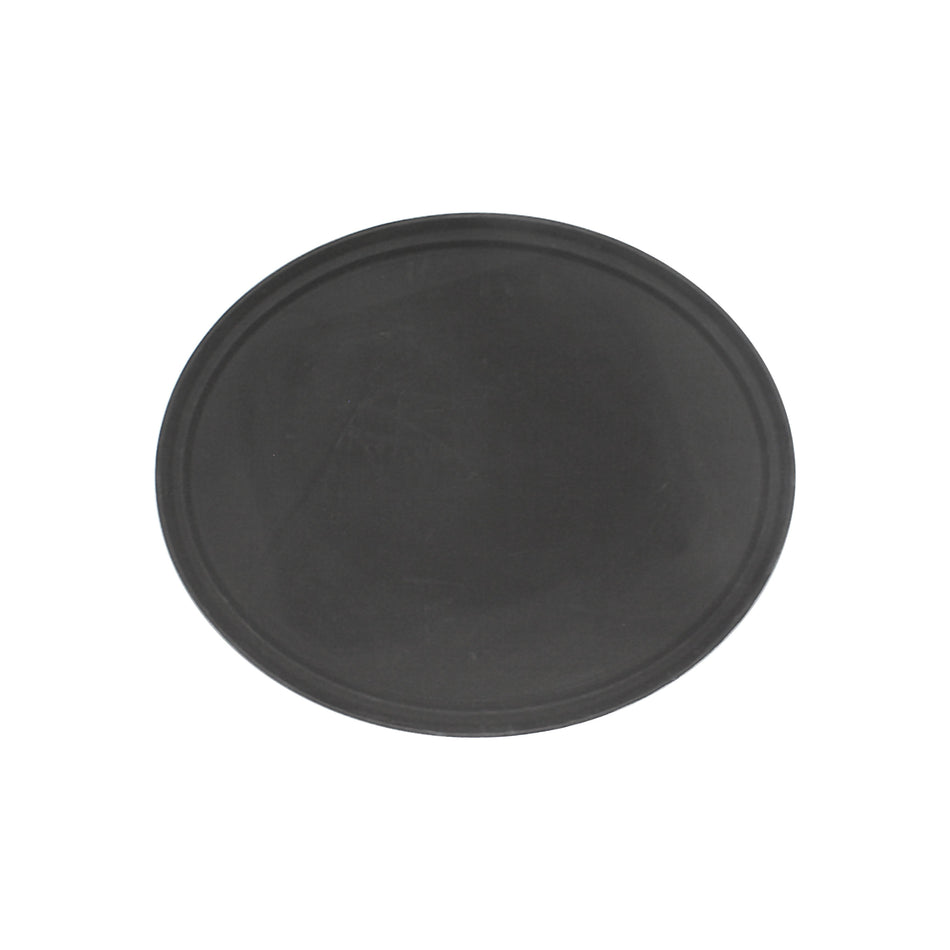 22" x 27" Oval Anti-Slip Tray with Rubber Lined Surface, Black Color, Polypropylene with Rubber Sheet, No Dishwashing, NSF