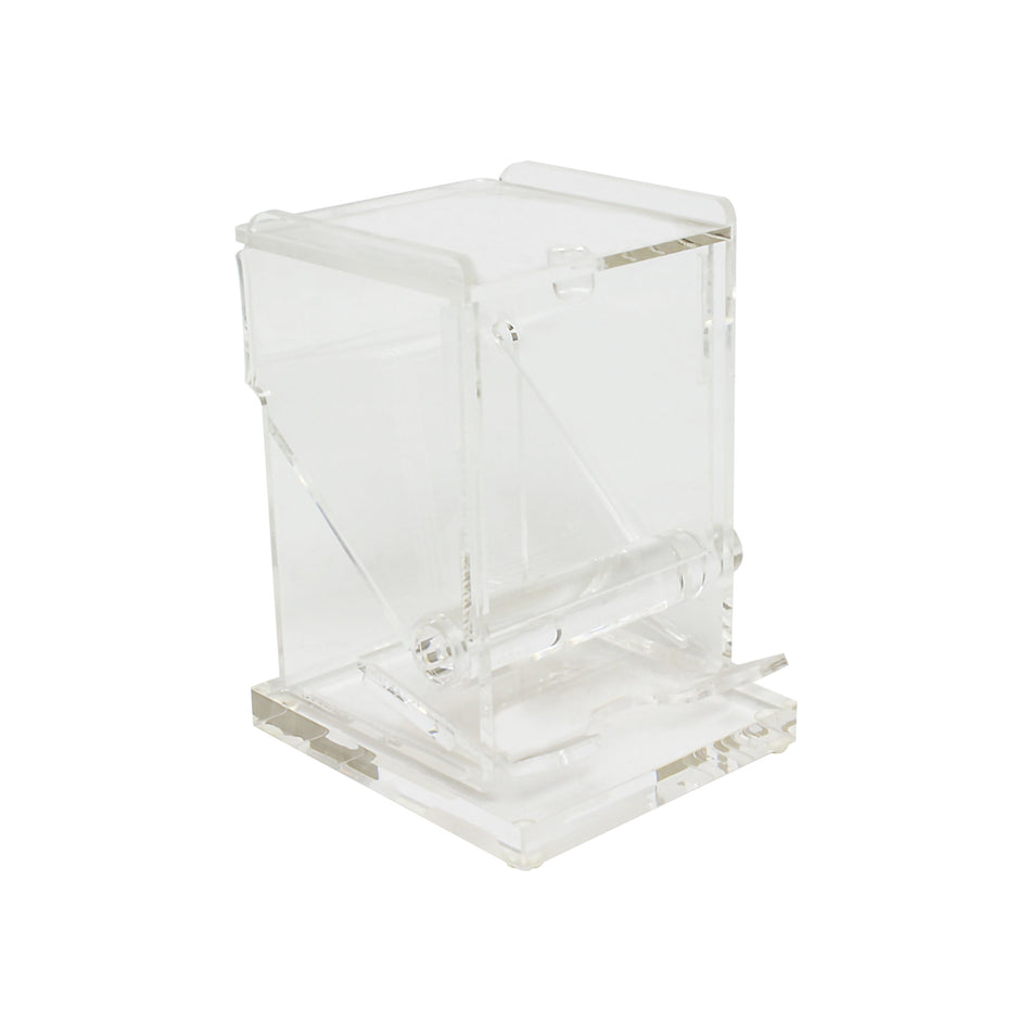 3-5/8" x 3-3/4" x 4-7/8", Toothpick Dispenser, Acrylic, Easy lift top for refills, Clear Color, Made in Taiwan