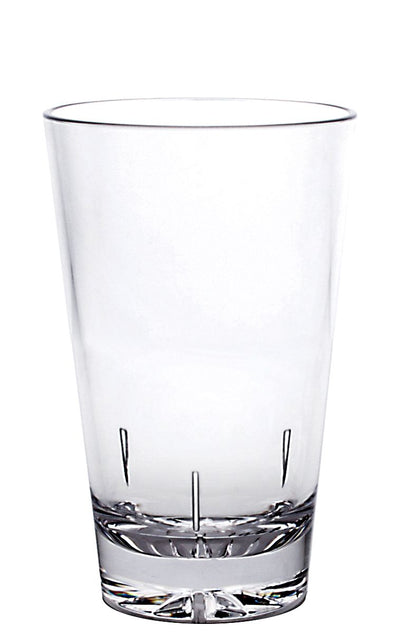 Thunder Group PLTHMG016C 16 Oz Mixing Glass Clear Polycarbonate Starburst Base
