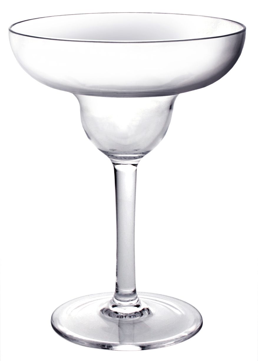 11 oz Margarita Glass, Clear Color, Polycarbonate, Stemware, Dishwasher Safe, Break-Resistant, Shatter-Resistant, No Microwave, No Oven