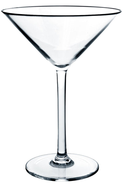 Thunder Group PLTHMT008C 8 Oz Polycarbonate Clear Martini Glass with Shatter Resistance