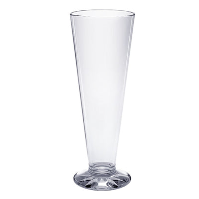 Thunder Group PLTHPS013C 13 Oz Pilsner Glass Clear Polycarbonate Starburst Base
