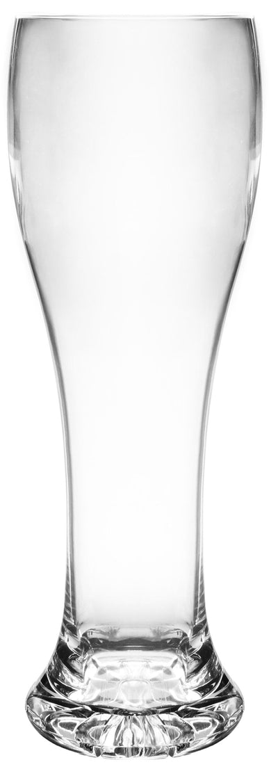 Thunder Group PLTHPS023C 23 Oz Pilsner Glass Clear Polycarbonate Starburst Base