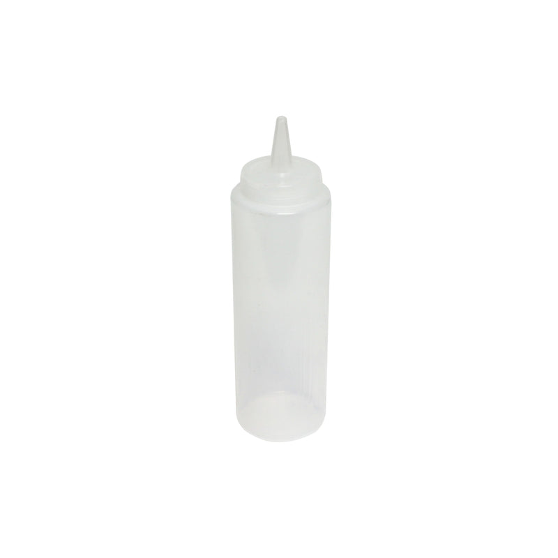 Thunder Group PLTHSB008C 8 Oz Clear Plastic Squeeze Bottle - Condiment Dispenser