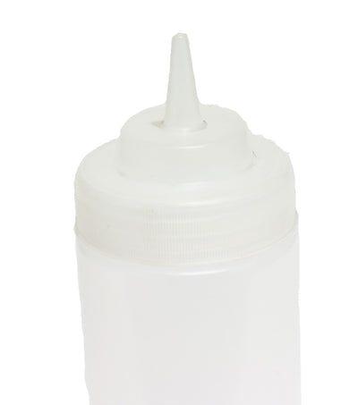 Thunder Group PLTHSB016CW 16 Oz Squeeze Bottle Clear Plastic with Wide Mouth