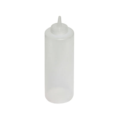 Thunder Group PLTHSB024C 24 Oz Squeeze Bottle Clear Plastic 3 Dozen Minimum Order