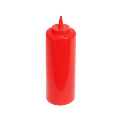 Thunder Group PLTHSB024R 24 Oz Squeeze Bottle Red Plastic 3 Dozen Minimum Order