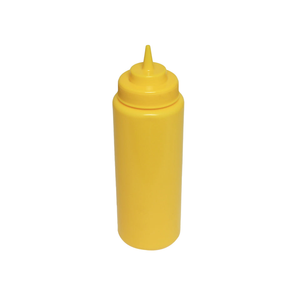 Thunder Group PLTHSB032YW 32 Oz Squeeze Bottle Plastic Yellow - 6 Packs