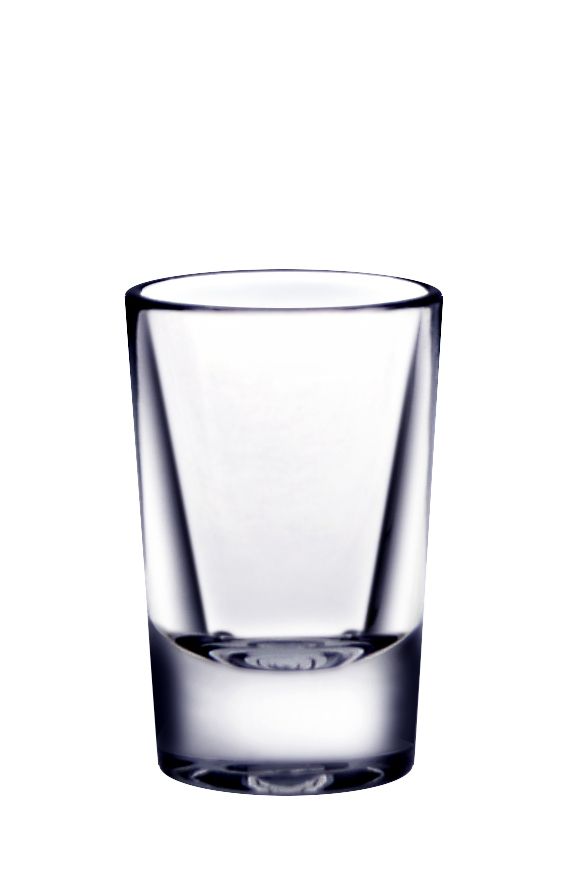 Thunder Group PLTHSG001CC 1 Oz Shot Glass Clear Polycarbonate Heavy Base