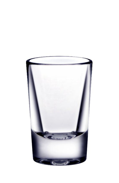 Thunder Group PLTHSG001CC 1 Oz Shot Glass Clear Polycarbonate Heavy Base