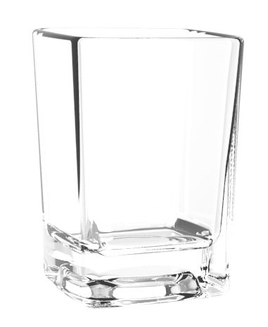 Thunder Group PLTHSG125SC 2.5 Oz Clear Shot Glass Square Polycarbonate with Heavy Base