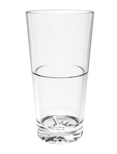 Thunder Group PLTHST212C 12 Oz Polycarbonate Clear Stackable Tumbler